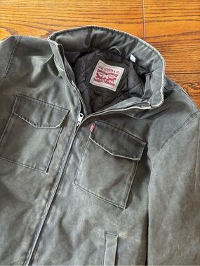 Levi's Olive Green Military Field Jacket